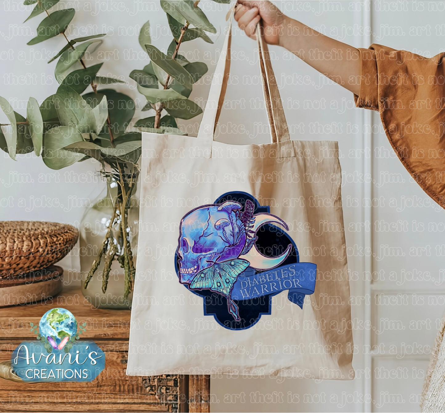 Warrior Canvas Tote Bag