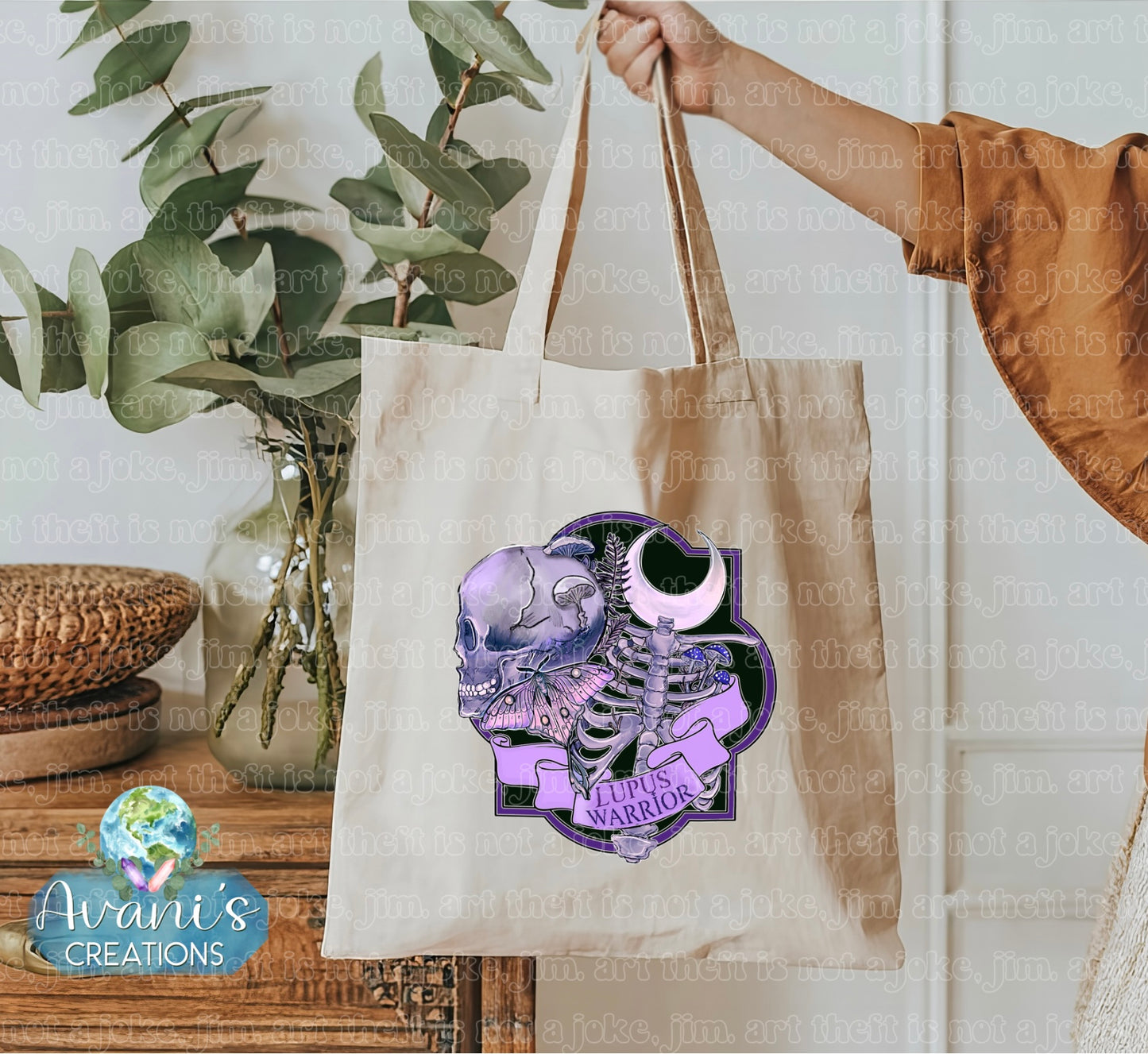Warrior Canvas Tote Bag