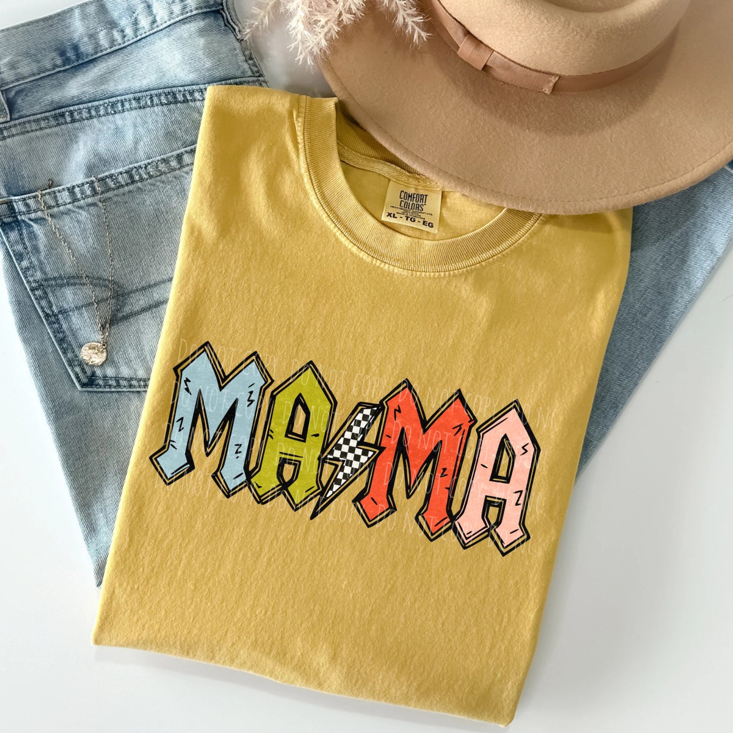 Muted Checkered Mama