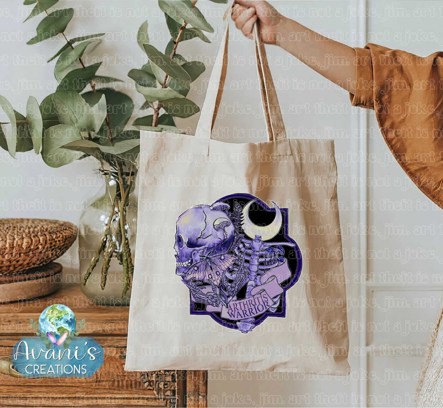 Warrior Canvas Tote Bag