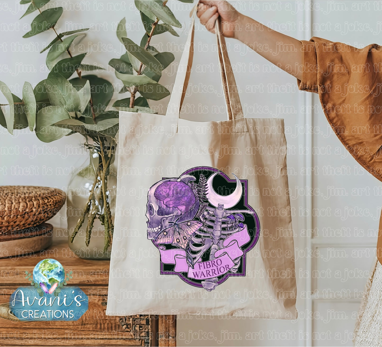 Warrior Canvas Tote Bag