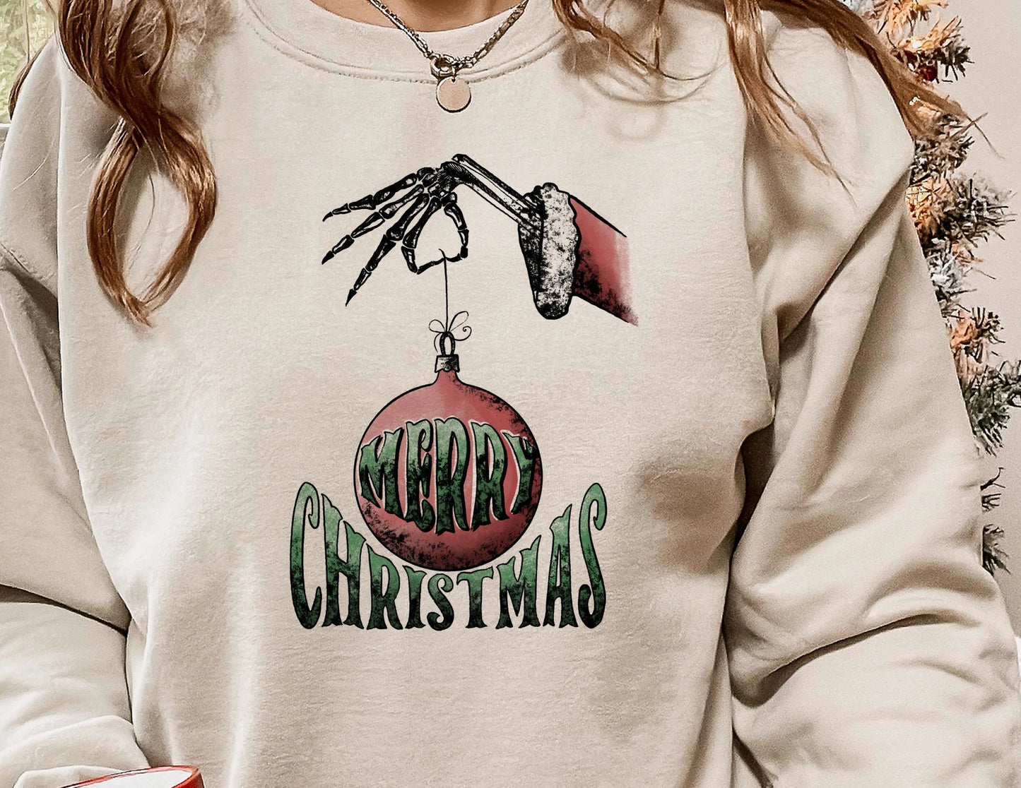 Merry Christmas Skellie Hand