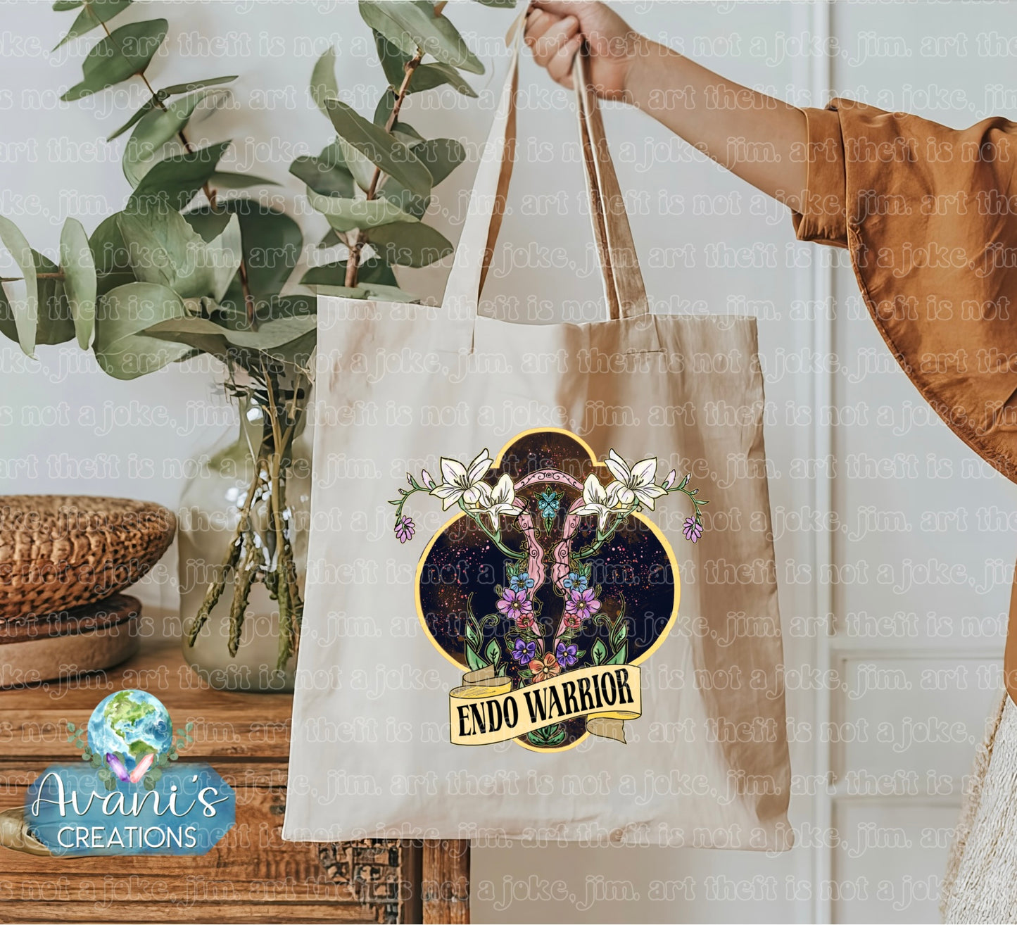 Warrior Canvas Tote Bag