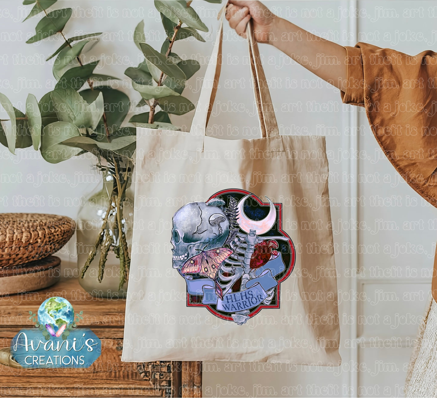 Warrior Canvas Tote Bag