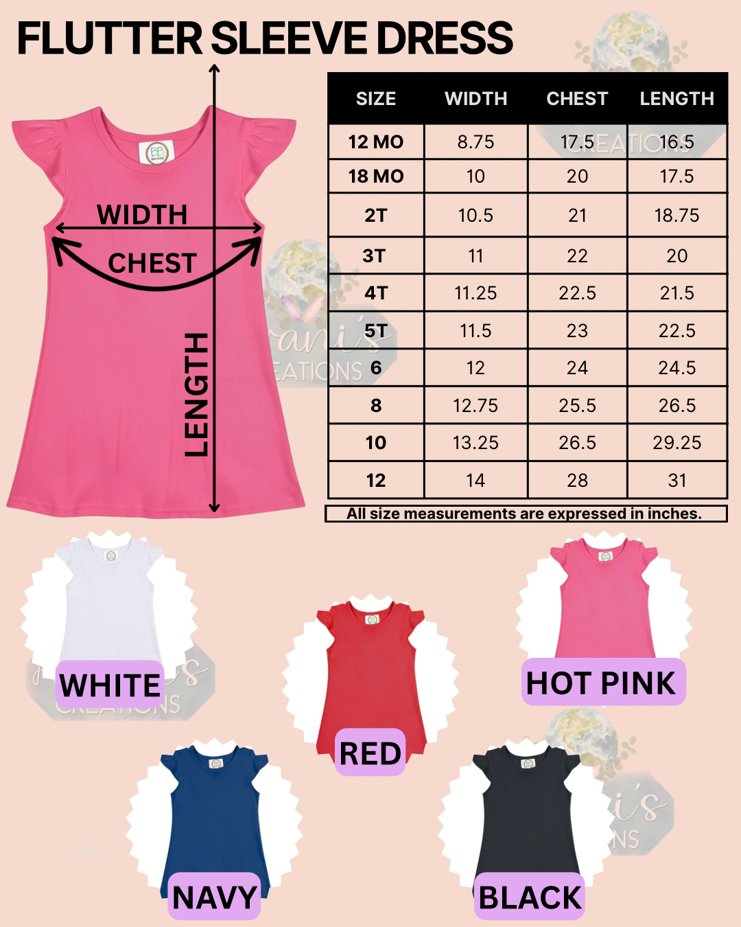 Flutter Sleeve Dress