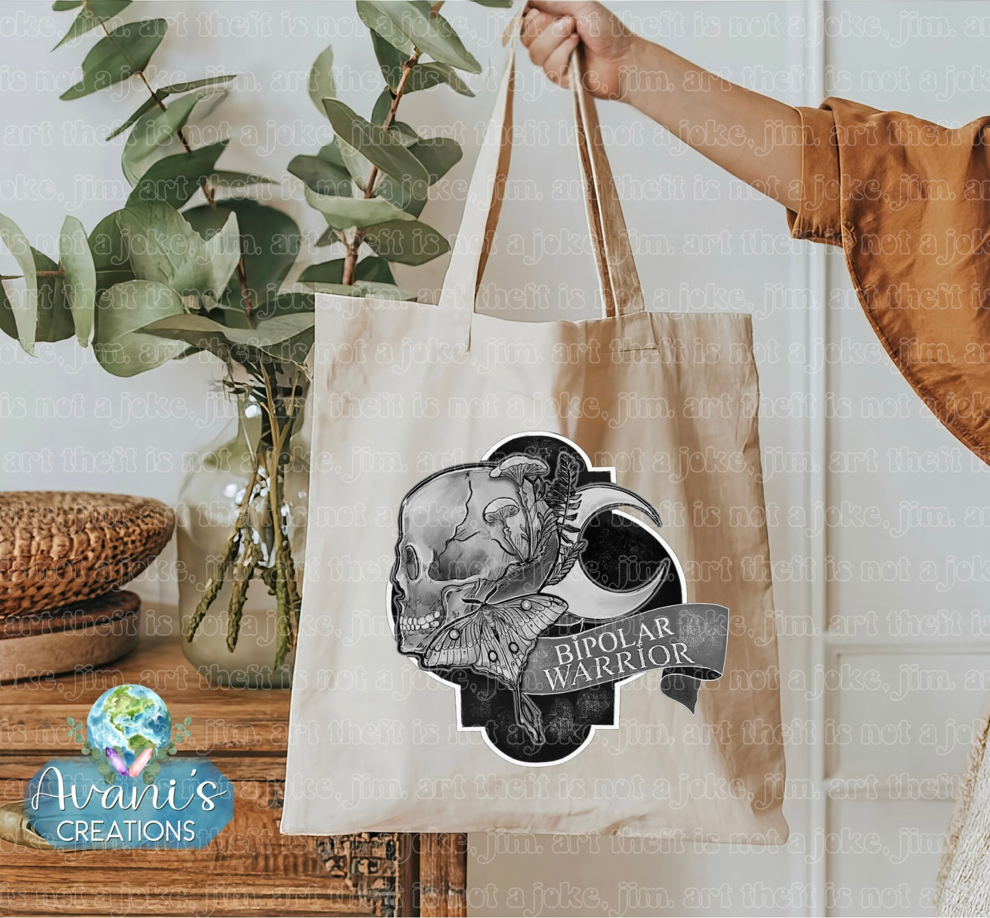 Warrior Canvas Tote Bag