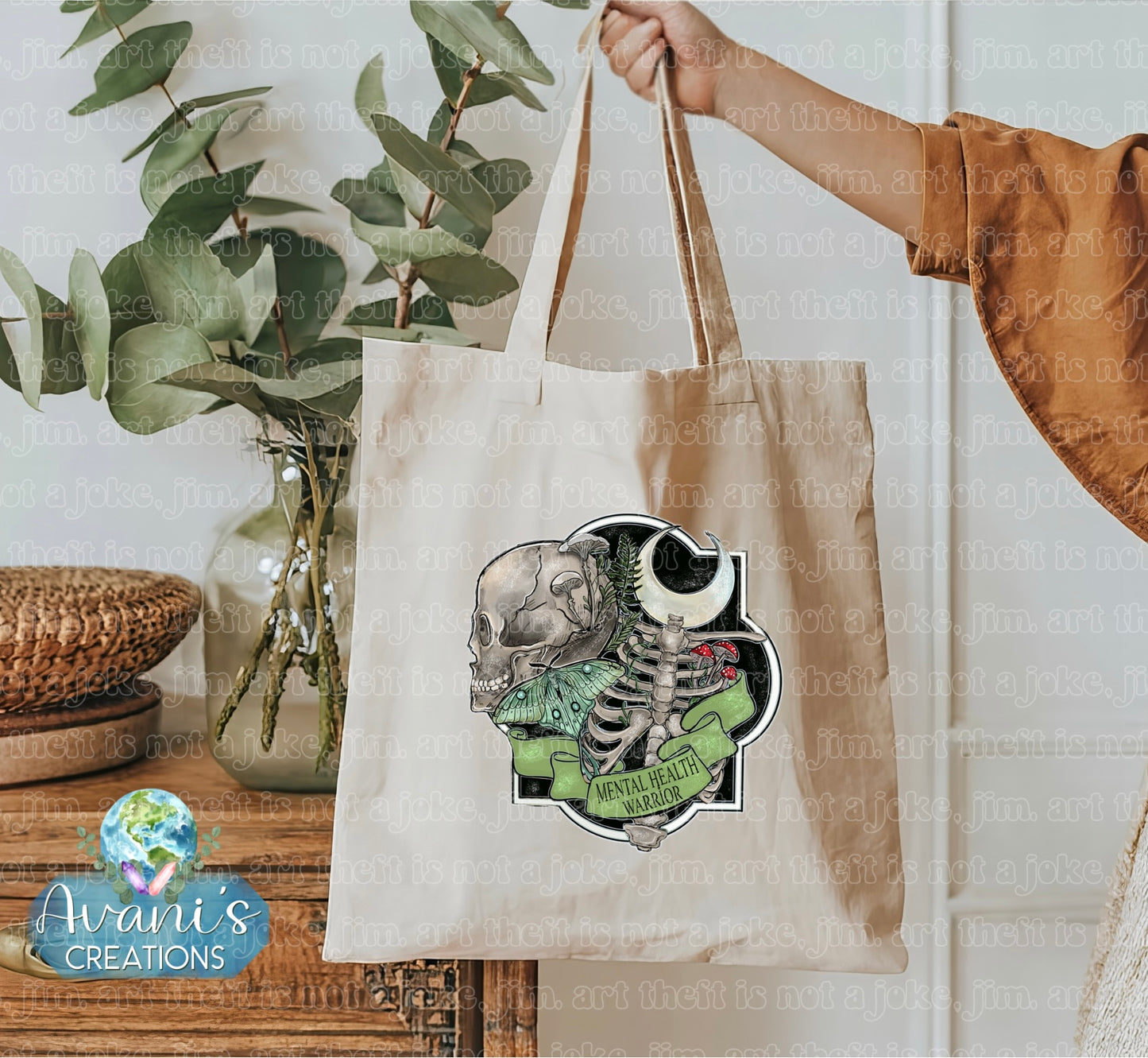 Warrior Canvas Tote Bag