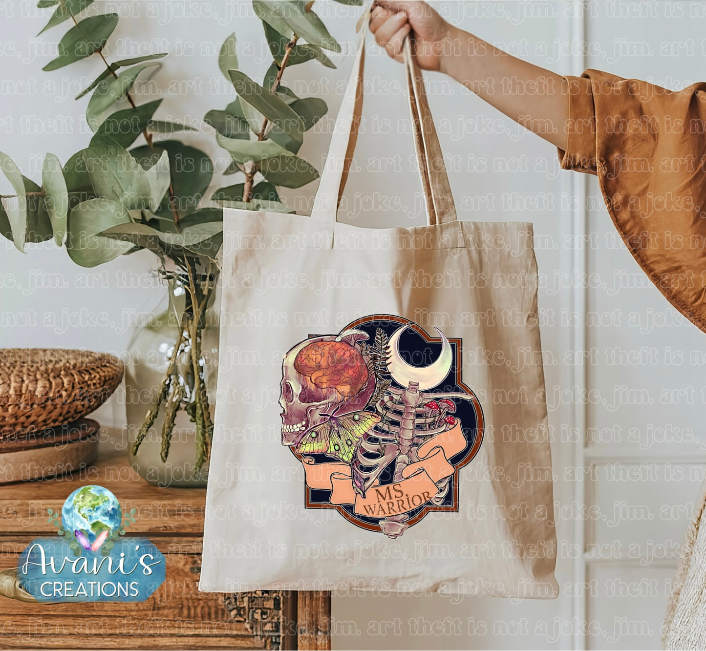 Warrior Canvas Tote Bag