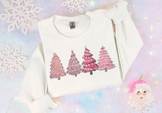 Pink Christmas Trees