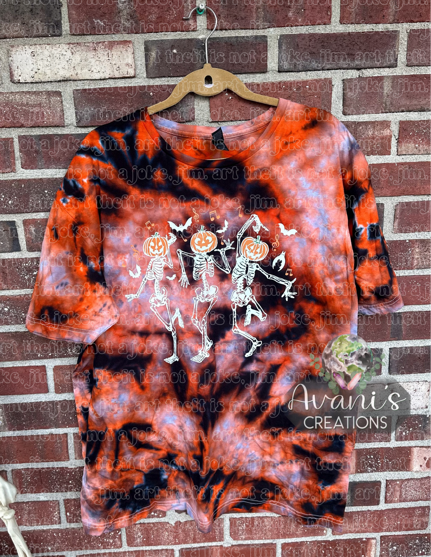 2XL Pumpkin Skellies Tee