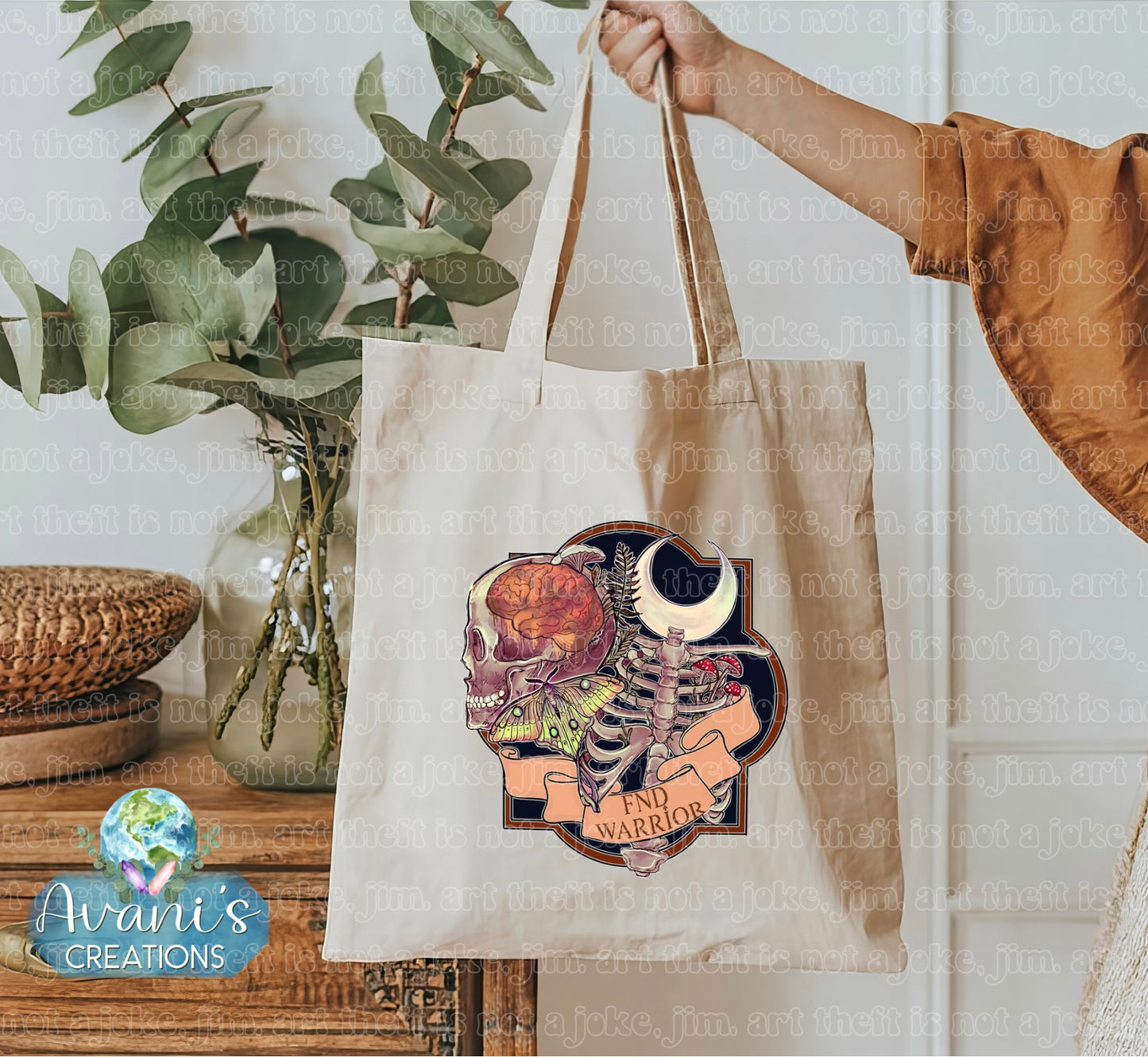 Warrior Canvas Tote Bag