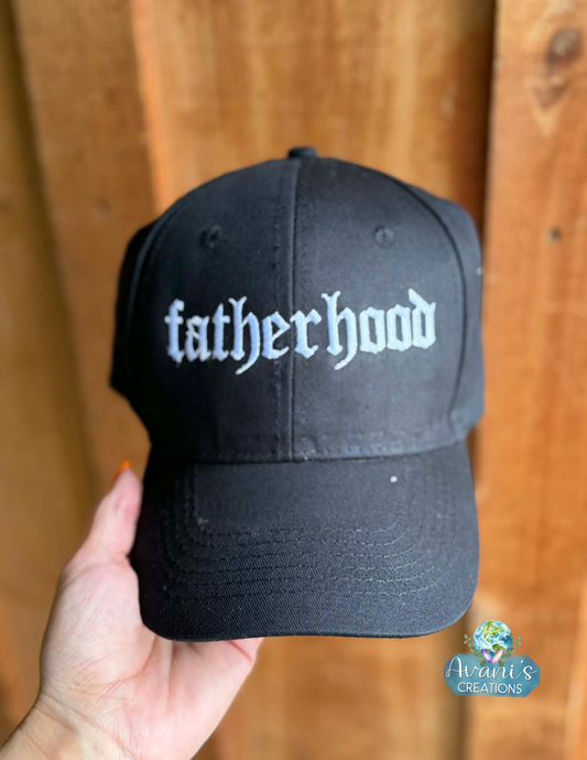 Embroidered Fatherhood Hat **Read Item Description**