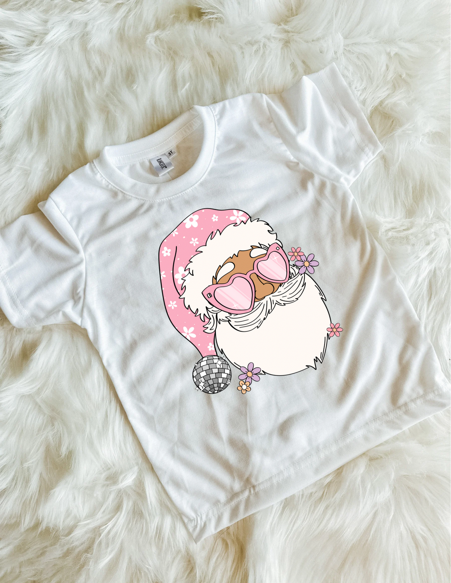 Pink Disco Santa