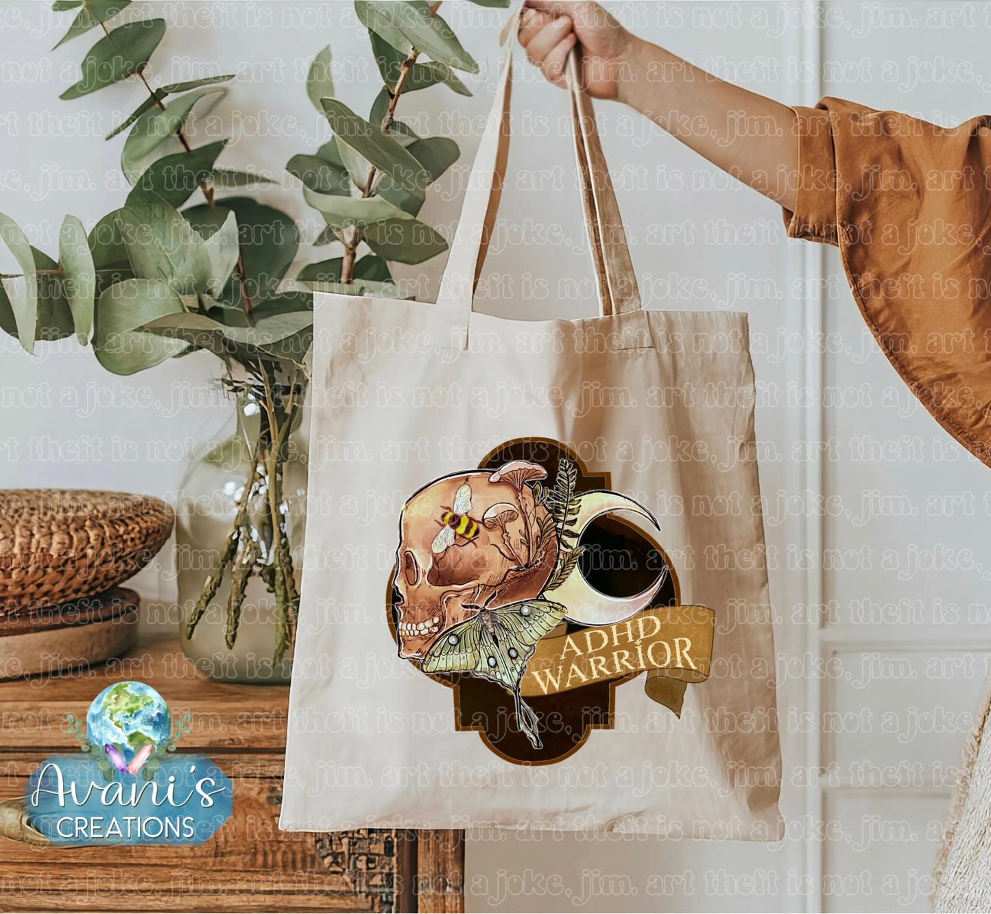 Warrior Canvas Tote Bag