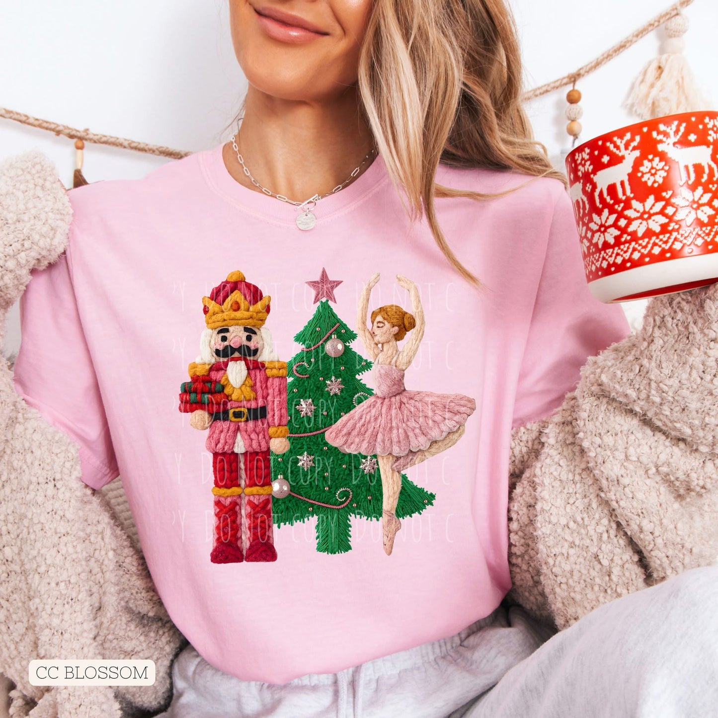 Faux Yarn Nutcracker