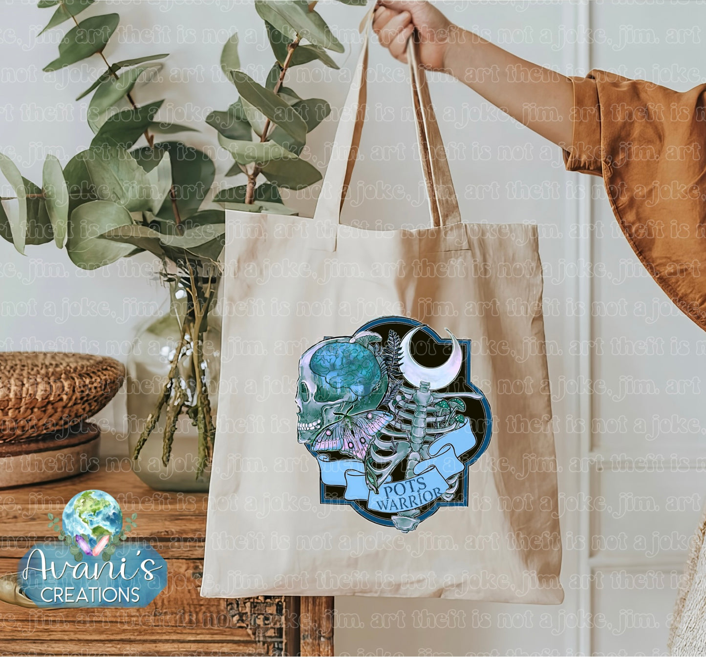Warrior Canvas Tote Bag
