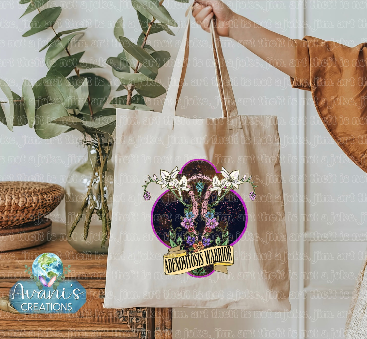 Warrior Canvas Tote Bag