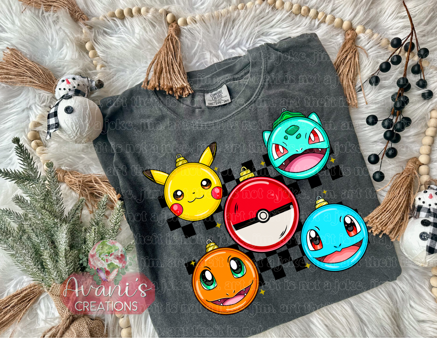 Poke Ornaments