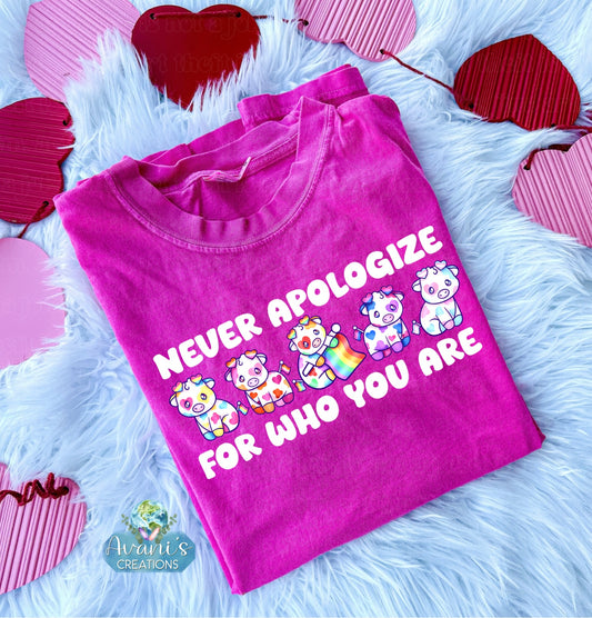 Never Apologize For Who You Are