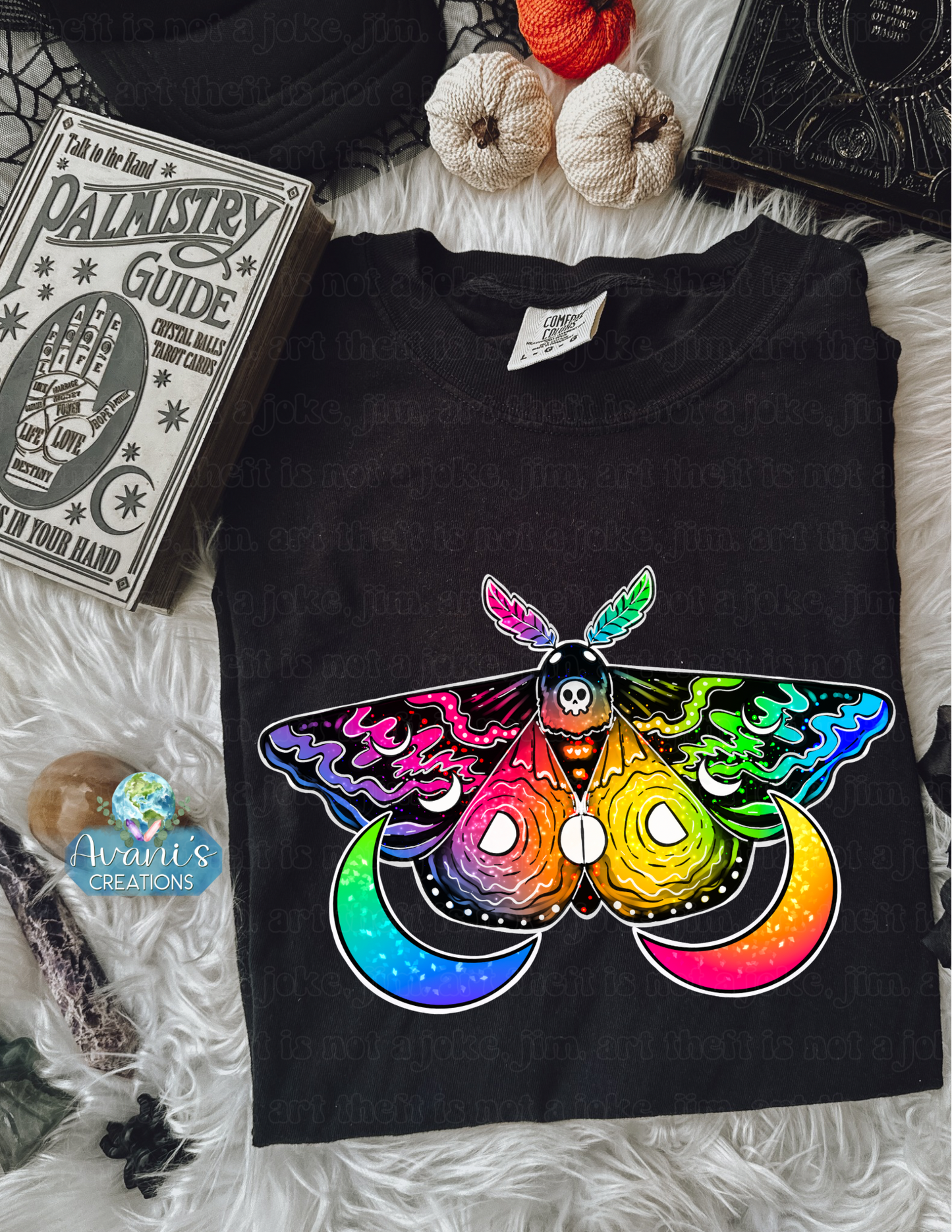 Rainbow Goth Moth