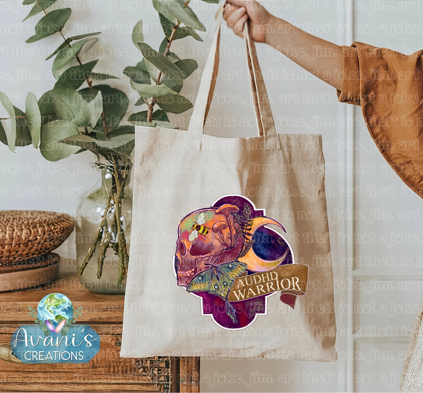 Warrior Canvas Tote Bag