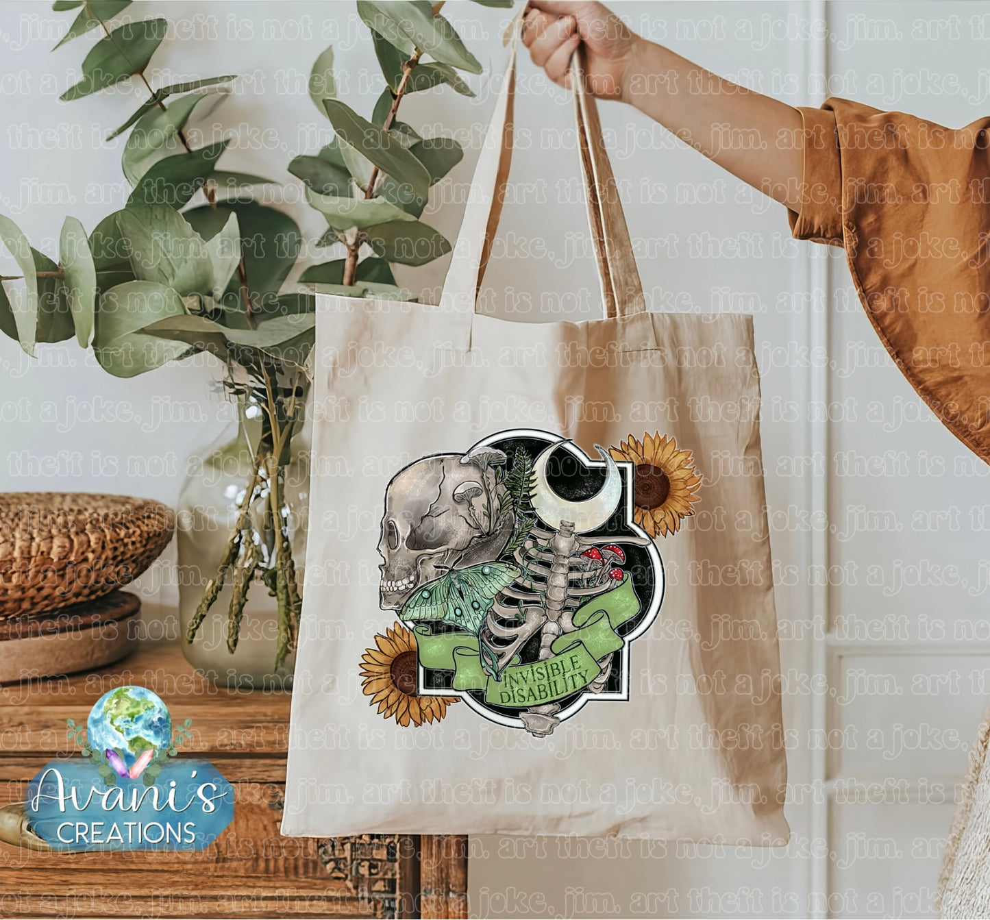 Warrior Canvas Tote Bag
