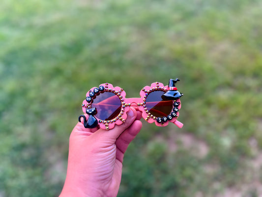 RTS Sunnies Orange Frame W/ Stay Spooky