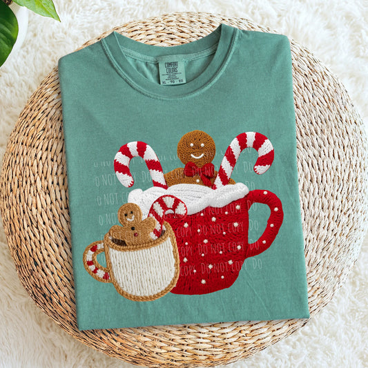 Faux Yarn Hot Chocolate