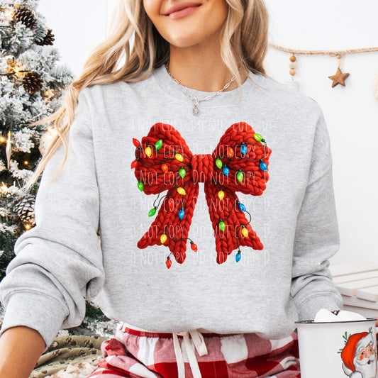 Faux Chunky Crotchet Bow