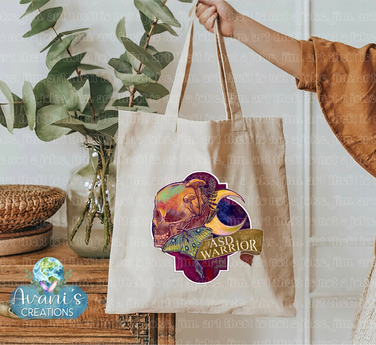 Warrior Canvas Tote Bag