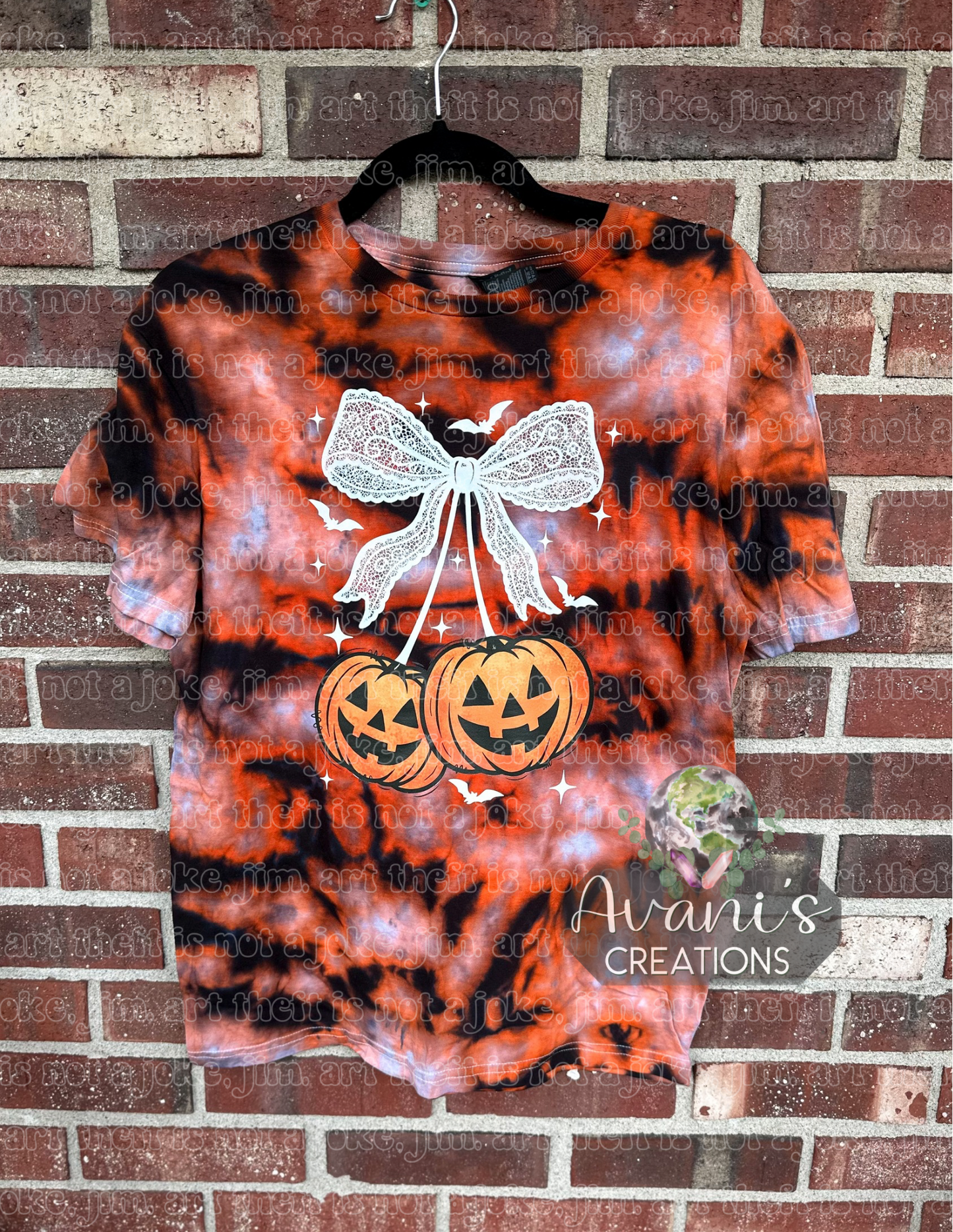 Medium Pumpkin Coquette Tee
