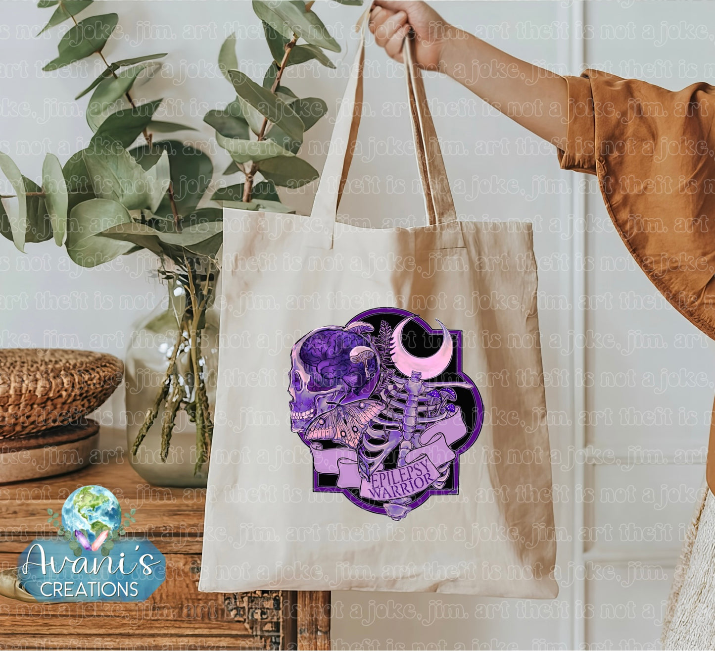 Warrior Canvas Tote Bag
