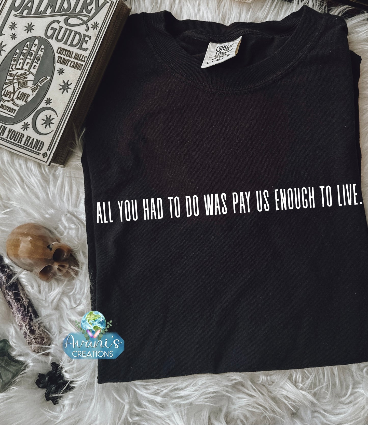 All You Had To Do Was Pay Us Enough To Live.
