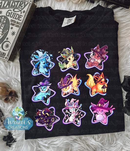 Witchy Evolutions Star Frame Mashup