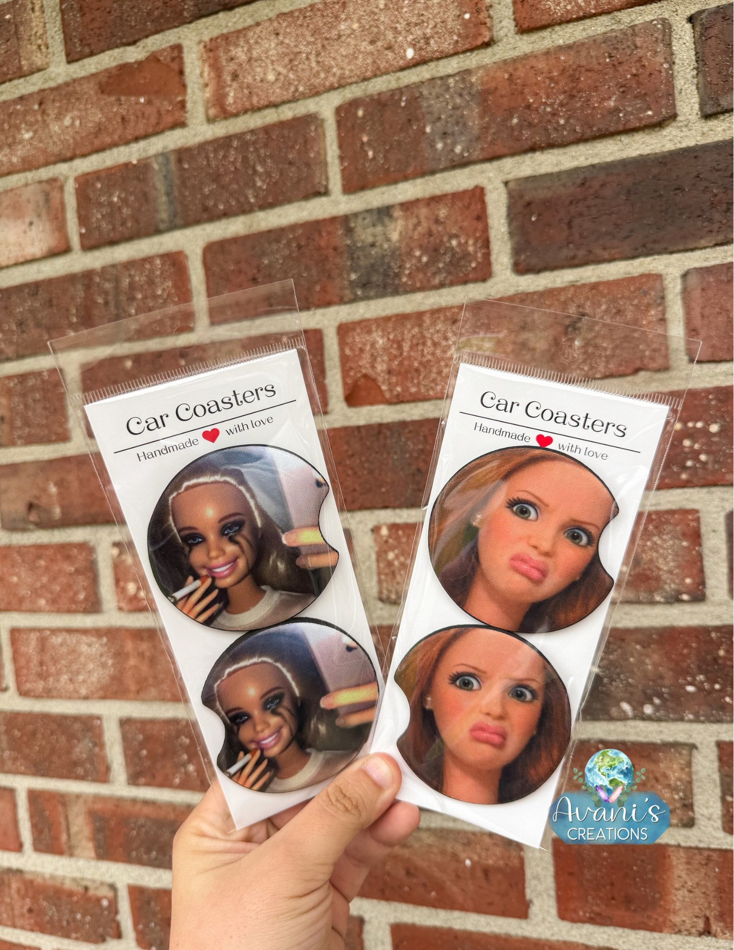 B@rb!e Car Coasters